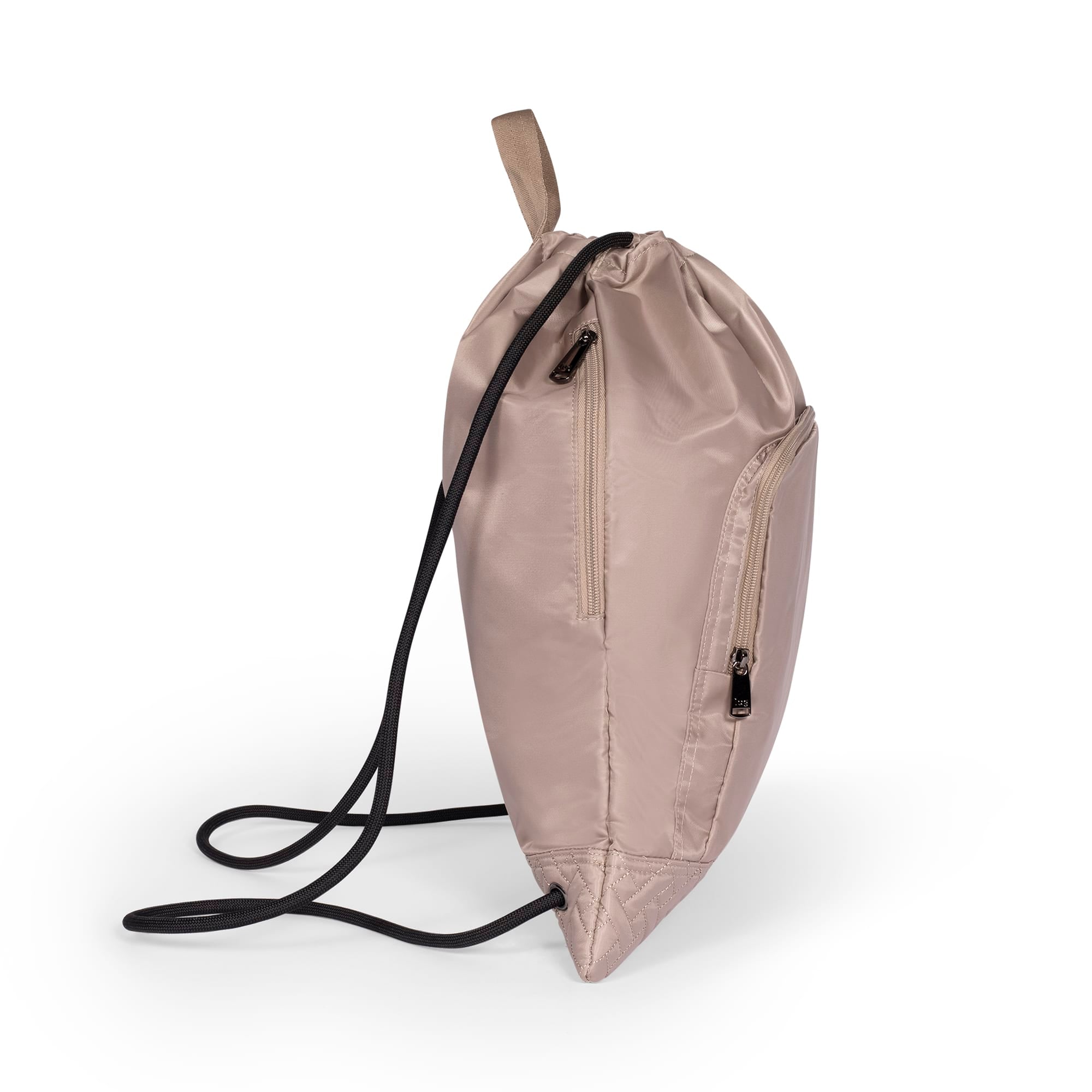 Jumping Jack Drawstring Backpack - SAND TAUPE - Jumpingjack_SandTaupe_03